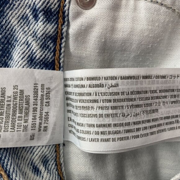 Abercrombie & Fitch Jeans‎ Mom High Rise Acid Wash - Picture 6 of 6